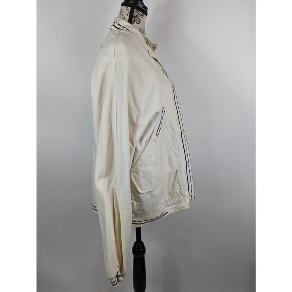 Vtg Dolce Vita Womens M Jacket Top Set POOR Jamaican Style Voodoo Crop Designer - Picture 4 of 16